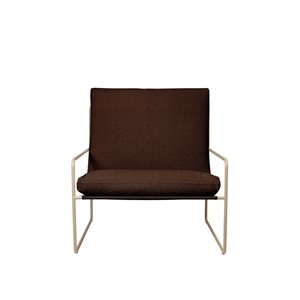 Ensemble de housses de coussin Ferm Living Desert en pur bouclé/châtaigne