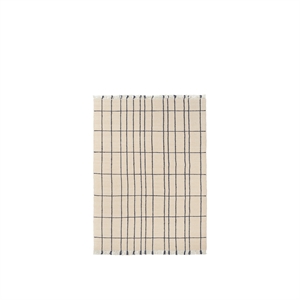 Tapis Ferm Living Sen 140x200 Parchemin/Indigo