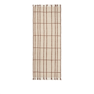 Tapis Ferm Living Sen 80x200 Parchemin/Châtaigne