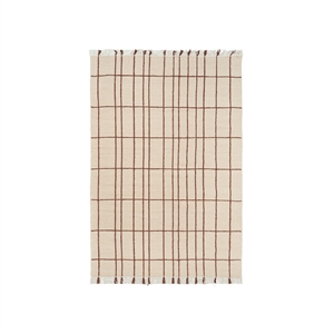 Tapis Ferm Living Sen 170x240 Parchemin/Châtaigne