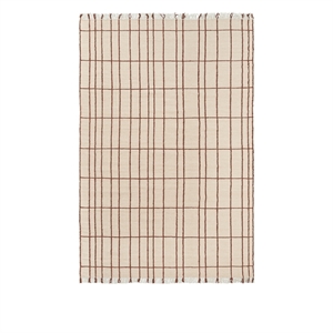 Tapis Ferm Living Sen 200x300 Parchemin/Châtaigne
