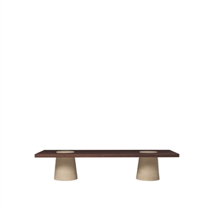 Table basse Grova de Ferm Living en travertin
