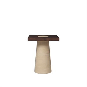 Table d'appoint Grova de Ferm Living en travertin