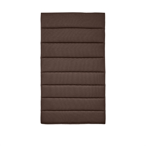 Coussin Ferm Living Dapple pour fauteuil, chocolat noir