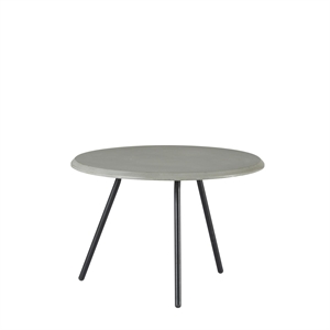 Woud Table Basse Soround Béton/Noir Ø60 H44