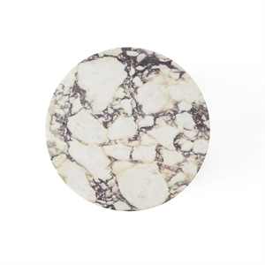 Audo Androgyne Plateau Pour Table D'Appoint Ø65 Calacatta Viola