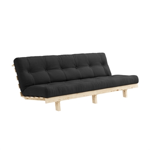 Canapé-lit Karup Lean 130x190 Brut/734 Gris Foncé