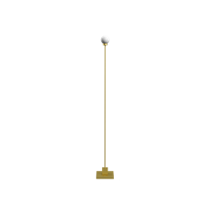 Lampadaire Portable Northern Snowball en Laiton
