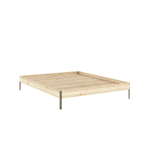 Cadre de Lit Karup Design Core 160x200 Brut/Vert Sauge