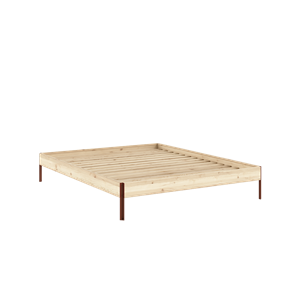 Cadre de Lit Karup Design Core 160x200 Brut/Rouge Terre