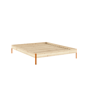Cadre de Lit Karup Design Core 160x200 Brut/ Orange Solaire