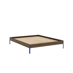 Cadre de Lit Karup Design Core 160x200 Brun caroube/Bleu Vif