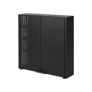 Kristina Dam Studio Armoire Murale en Grille Noir