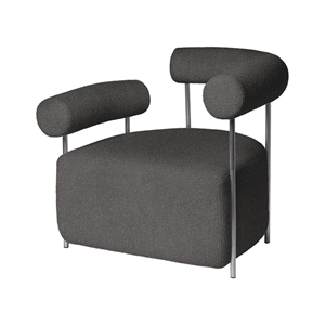 Kristina Dam Studio Solitude Fauteuil Gauche Gris Foncé