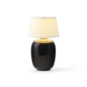 MENU Torso Lampe de Table Portatif Ø117 Noir