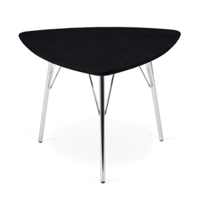 VERMUND VL1310 Table Basse Chêne Noir/Structure Chrome