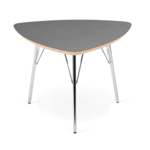VERMUND VL1310 Table Basse Linoléum gris/Structure Chrome