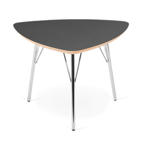VERMUND VL1310 Table Basse Linoléum Gris/Structure Chrome