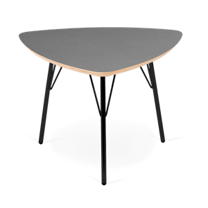 VERMUND VL1310 Table Basse Linoléum gris/Structure Noir