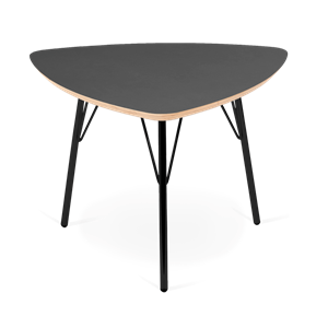VERMUND VL1310 Table Basse Linoléum Gris/Structure Noir