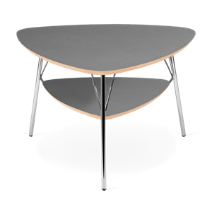 VERMUND VL1312 Table Basse Linoléum gris/Structure Chrome