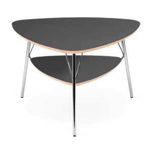 VERMUND VL1312 Table Basse Linoléum Gris/Structure Chrome