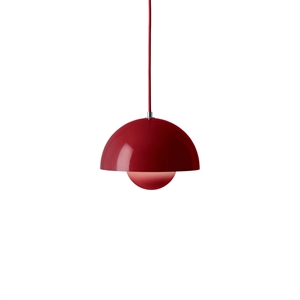 &Tradition Flowerpot VP1 Suspension Rouge Vermillon