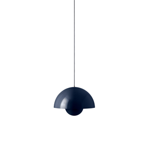 Flowerpot &Tradition Suspension VP2 Bleu Acier