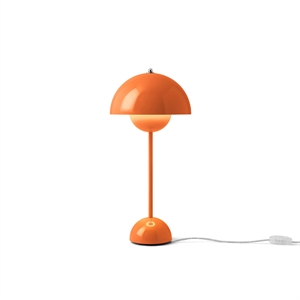 Lampe à Poser &Tradition Flowerpot VP3 Orange Vif