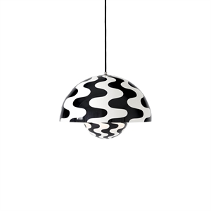 &Tradition Flowerpot VP7 Suspension Motif Noir&Blanc