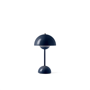 Lampe Portable &Tradition Flowerpot VP9 Bleu Acier