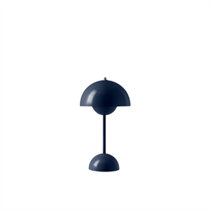 Lampe Portable &Tradition Flowerpot VP9 Bleu Acier