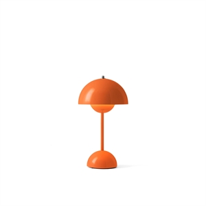 Lampe Portable &Tradition Flowerpot VP9 Orange Vif