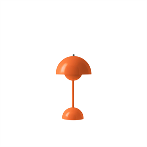 Lampe Portable &Tradition Flowerpot VP9 Orange Vif