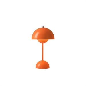 Lampe Portable &Tradition Flowerpot VP9 Orange Vif