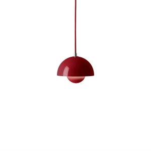 Flowerpot &Tradition VP10 Suspension Rouge Vermillon