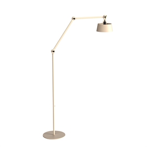 Lampadaire Tonone Bolt Long à 2 Bras, Blanc Éclair