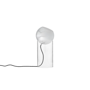 Lampadaire &Tradition Topan VP14 en acrylique Transparent/Chrome