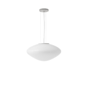 &Tradition Mist Suspension Ø56 Blanc/Verre Opale