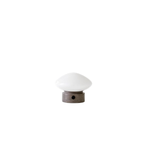 Lampe Portable &Tradition Mist AP21 Gris chaud/Verre Opale