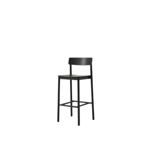 Tabouret de Bar &Tradition Betty TK16 en Frêne Laqué Noir