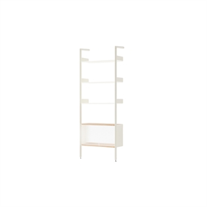 &Tradition Rombe Full Bay IF3 Armoire Étagère Chêne Laqué/Albâtre