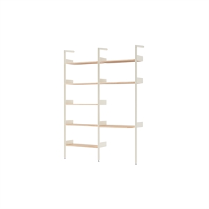 &Tradition Rhomb IF1 &IF5 Étagère Configuration B Chêne Laqué
