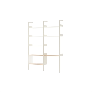 &Tradition Rhomb IF2 &IF6 Configuration D Chêne laqué/Albâtre