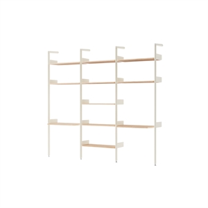 &Tradition Rhomb IF2 &IF4 & IF5 Configuration D'étagères en Chêne Laqué