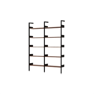 &Tradition Rhomb IF1 &IF4 Configuration D'étagères A Noyer Laqué