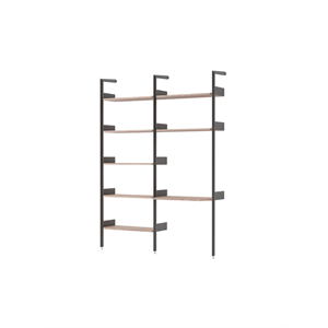&Tradition Rhomb IF1 &IF5 Étagère Configuration B Noyer Laqué