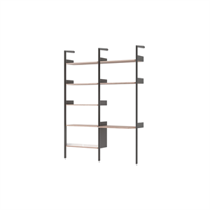 Étagère &Tradition Rhomb IF2 &IF6 Configuration D Noyer Laqué