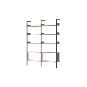 &Tradition Rombe IF3 et IF6 Configuration E Noyer laqué/Anthracite