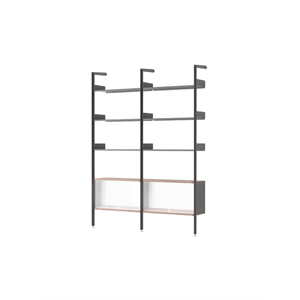 &Tradition Rombe IF3 et IF6 Configuration E Noyer laqué/Anthracite